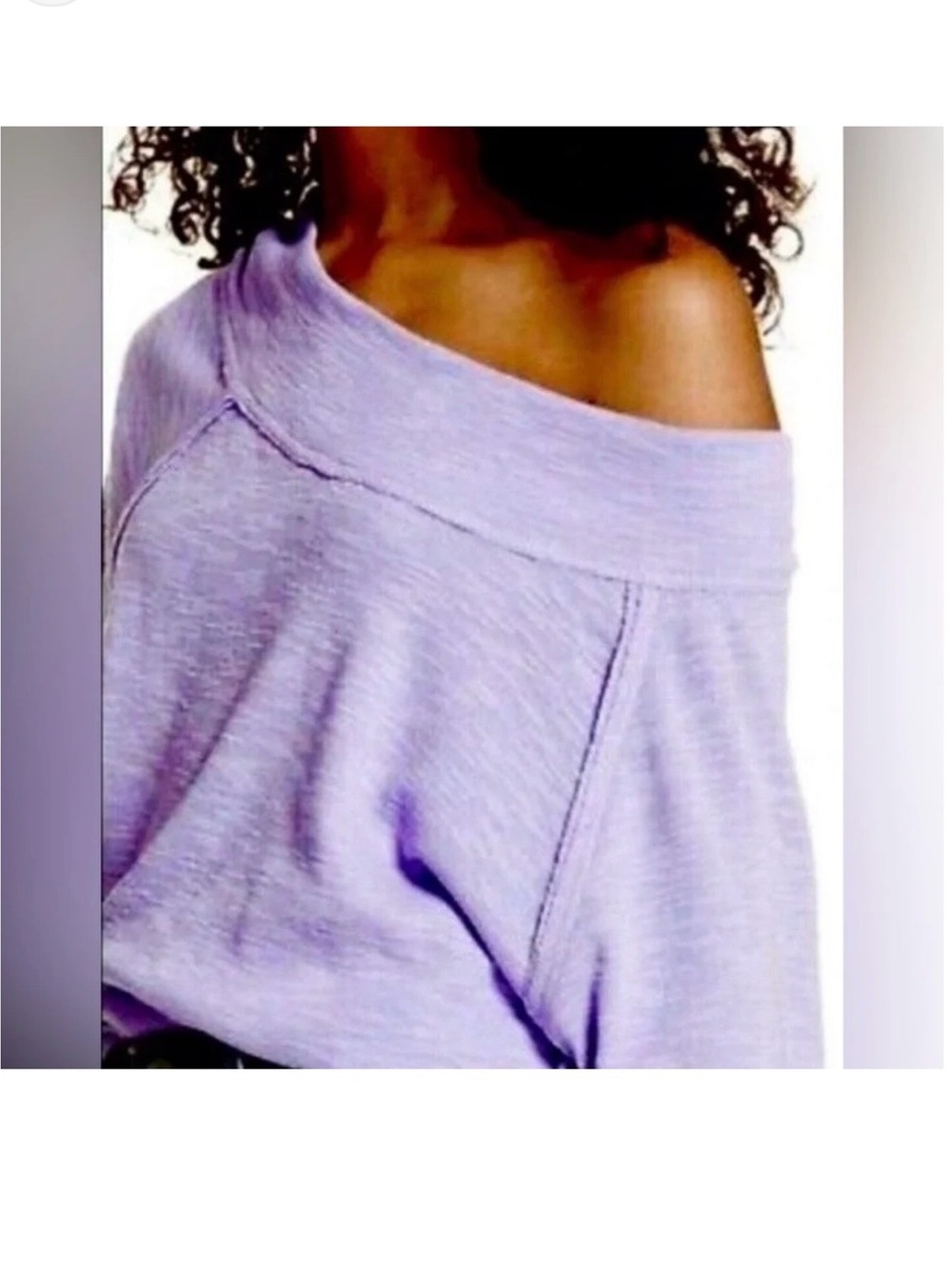 Free People We The Free Palisades thermal tunic light purple